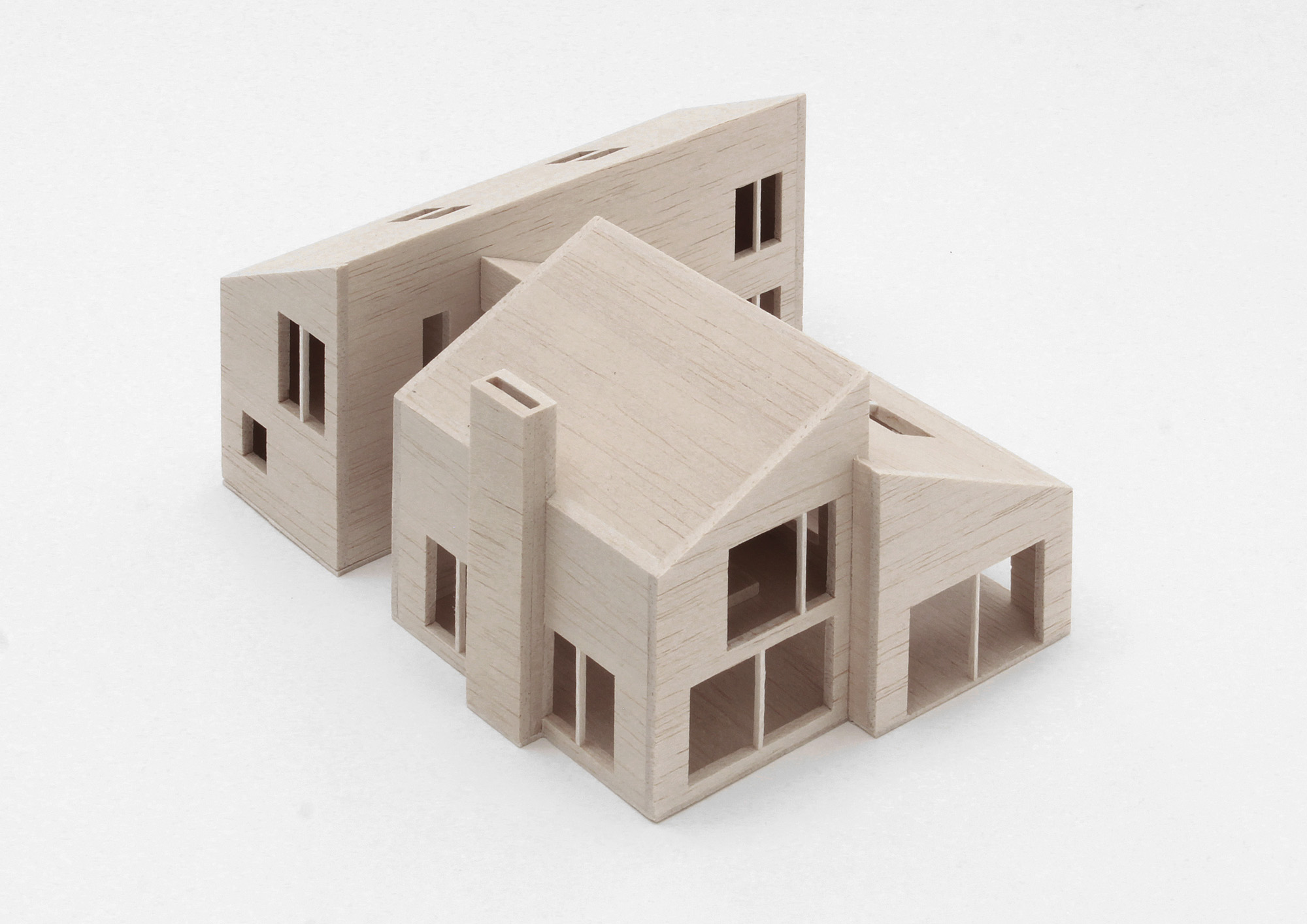 Erbar Mattes Architects Wimbledon custom new build contemporary modern house conservation area model 2
